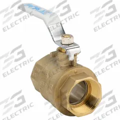 APOLLO Manual Two-Way Ball Valve: 1 1/4 in, Brass, Straight, FNPT x FNPT, Full Port Ball Port (MPN 94ALF-106-01A). Key specifications — Brand: APOLLO; Handle: Lever.