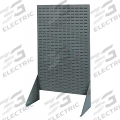 QUANTUM STORAGE SYSTEMS Louvered Floor Rack: 66 in x 36 in x 12 in, 1 Sides, 0 Bins, Gray (MPN QSS-3666H). Key specifications — Bin Style: Hang and Stack; Color: Gray; Finish: Powder Coated; Brand: QUANTUM STORAGE SYSTEMS.