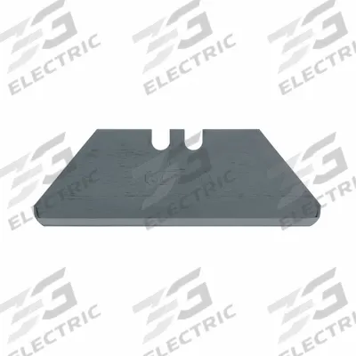 STANLEY Safety Blade: 2 7/32 in Blade Lg, 3/4 in Blade Wd, 0.03 in Blade Thick - Straight-Edge Round-Tip Replacement Utility Blades