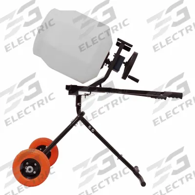 KUSHLAN PRODUCTS Compact Manual Mixer: 1 4/5 cu ft Drum Capacity - Manual Concrete Mixers