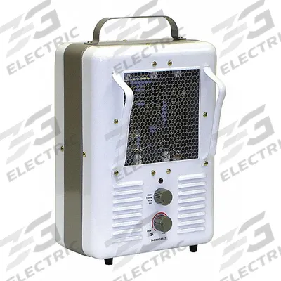 TPI Portable Electric Jobsite & Garage Heater: 1.3kW/1.5kW Watt Output, 5-15P - Portable Standard Electric Jobsite & Garage Heaters