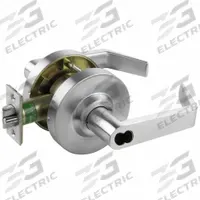 ARROW Door Lockset: Classroom Lever Locksets, Chrome, ADA Compliant (MPN MLX87-SR-26D-IC). Key specifications — Brand: ARROW; Lockset Function ANSI Code: F84; Lockset Style: SR Sierra; ADA Compliant: Yes; Finish: Satin Chromium-Plated : Wrought Brass.