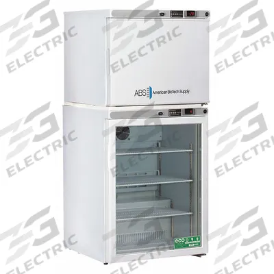 AMERICAN BIOTECH SUPPLY Refrigerator and Freezer: 5.2 cu ft Refrigerator Capacity, 2 Doors - General Purpose Lab Refrigerator-Freezers