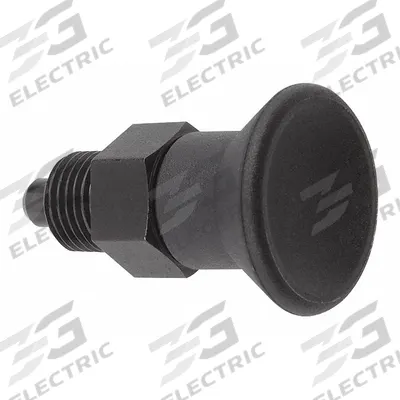 KIPP Indexing Plunger: Nonlocking, SS, M16x1.5 Thread - Nonlocking Short-Pin Pull-Knob Indexing Plungers
