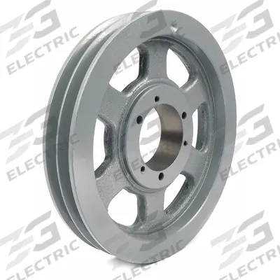 APPROVED VENDOR V-Belt Pulley: 5V1250, 2 Groove, 12.5 in OD, Bushed Bore - Bushed-Bore Cast-Iron Wedge V-Belt Pulleys
