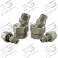 EXAIR Air Gun Swivel: Stainless Steel, Compatible with 1108 PEEK/1108SS, 1 1/16 in Overall Lg, 9201. Key specifications — attr75063: 1/8 in MNPT; attr78199: Air Gun Swivel; attr75054: 9201; attr75057: EXAIR; attr75066: 1108 PEEK; attr75074: Stainless Steel.