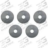 FEIN Oscillating Tool Blade: 3 1/8 in Blade Wd, 1 1/8 in Overall Lg, Long Cutting, 5 PK (MPN 63502103050). Key specifications — attr1097568: Long Cutting; attr1097557: FEIN; attr1097582: Metal.