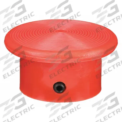 SCHNEIDER Mushroom Head: 30 mm Panel Size, Non-Illuminated, Non-Metallic - Heads for Push Buttons