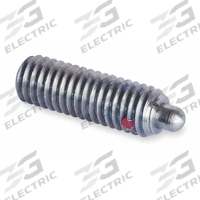 TE-CO Spring Plunger: Slotted, 18-8 SS Body w/ 400 SS Plunger, M5x0.8, 6 N to 20 N Nose Force - Slotted-Drive Spring Plungers