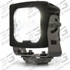 ECCO Vehicle Work Light: Square, Flood, LED, Bolt, Electrical Connection Included, EW4020 Series (MPN EW4020-WWG). Key specifications — Brand: ECCO; Mount Type: Bolt.