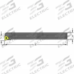ULTRA-DEX USA Indexable Thread Turning Tool Holder: A16R LSER3 (MPN 957-000-132). Key specifications — attr257292: A16R LSER3.