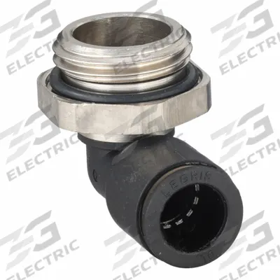 LEGRIS Push-Fit Elbow Fitting: 10 mm OD x 1/2 in Pipe Size, Push-to-Connect x MBSPP - Nylon & Nickel-Plated Brass Tube Fittings