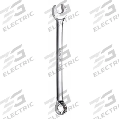 WESTWARD Combination Wrench: Alloy Steel, Chrome, 7/8 in Head Size, 11 1/2 in Overall Lg - SAE 12-Point Combination Wrenches