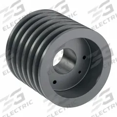 APPROVED VENDOR V-Belt Pulley: B50, 6 Groove, 5.35 in OD, Bushed Bore, SD, Quick Detachable (MPN 6B50SD). Key specifications — attr1318293: B50; attr1318301: 4.6 in (4L, A); attr1318291: 4L, A, or AX.