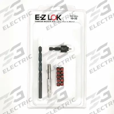 APPROVED VENDOR Self Locking Thread Insert: Thin Wall, #10-32 Int Thrd Sz - Self-Locking Insert & Installation Tool Kits