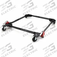 STEELMAN General Purpose Dolly: 400 lb, Gray/Red, 34 in L x 5 in W x 5 in H Deck, Smooth, Raised End (MPN 67112). Key specifications — Brand: STEELMAN; Color: Gray; Caster/Wheel Configuration: (2) Rigid.