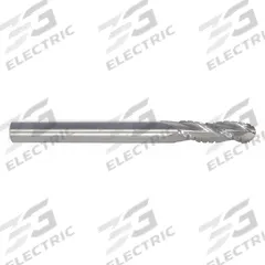 APPROVED VENDOR Roughing End Mill: Carbide, 3 Flute, 1/2" Mill Dia, 1" LOC, 3" OAL (MPN 268-500100)