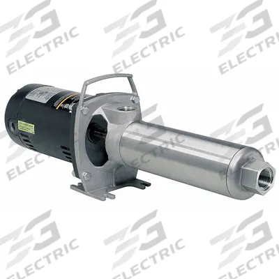 FRANKLIN ELECTRIC Multi-Stage Booster Pump: 1/2 hp, Single Phase, 115/230V AC, 147 psi Shut Off - Horizontal Booster Pumps