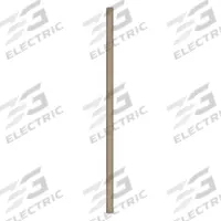 ASI GLOBAL Partition Column: Steel, Smooth Semi Gloss, Dark Khaki, 82 in Ht, 3 in Wd, 1 1/4 in Thick (MPN 40-91370303-09). Key specifications — Inner Core Type: Honeycomb; Brand: ASI GLOBAL PARTITIONS; Color: Dark Khaki; Finish/Texture: Smooth Semi Gloss.