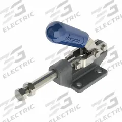 JERGENS Straight-Line Toggle Clamp: Flange Base Mounting, Std Horizontal Handle, 0.97 in Plunger Ht (MPN 70047). Key specifications — attr668201: JERGENS.