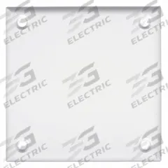 CORTECH Wall Plate: Blank, 2 Gang, White, Std Size (MPN TPDBB). Key specifications — Brand: CORTECH; Material: Polycarbonate/Nylon.