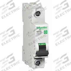 SCHNEIDER IEC Supplementary Protector: 63 A Amps, 60V DC, 10kA at 120/240V AC, Screw Clamp, C60SP, C (MPN M9F22163). Key specifications — Brand: SCHNEIDER; Terminal Connection: Screw Clamp; DC Voltage Rating: 60V DC; Max. AIR Rating: 10kA at 120/240V AC; Series: C60SP; AC Voltage Rating: 240/415V AC; Curve Type: C.