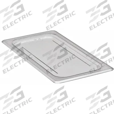 CAMBRO Food Pan Lid: Third Size, NSF Certified, 12 3/4 in Overall Lg - Steam Table Pan Covers
