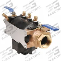 WILKINS Reduced Pressure Zone Backflow Preventer: 375, Std Configuration, Glass-Filled Nylon, Flange (MPN 2-375). Key specifications — Shut-Off Valve Type: Ball Valve; Connection Type: Flange.