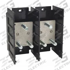 BUSSMANN Power Distribution Block: Open, Lug, Stud, 6 AWG – 500 kcmil For Line Side Wire Sizes (MPN 16582-1). Key specifications — Mounting Type: Surface; Brand: BUSSMANN; For Conductor Material: Aluminum.