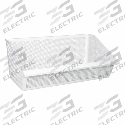 DIAMOND STORAGE SOLUTIONS Storage Basket: 27 1/2 in, Steel - Ventilated Steel Bins