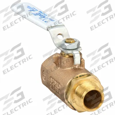 APOLLO Manual Two-Way Ball Valve: 3/4 in Size, Bronze, Straight, FNPT x FNPT - Bronze Ball Valves