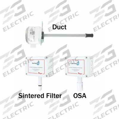 Dwyer Temp/Humidity Transmitter: 4 to 20 mA, 158°F Op Temp - Max, 32°F Op Temp - Min - Duct-Mount Temperature & Humidity Transmitters
