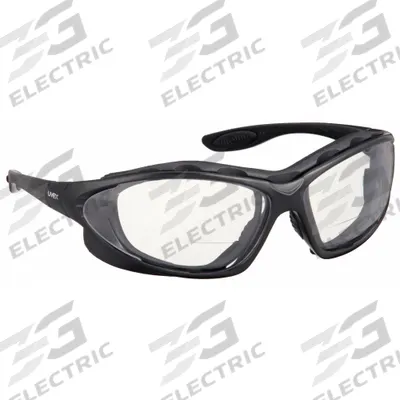 UVEX BY PIP Reader Safety Glasses: Clear Lens Color, Wraparound Frame, Bottom - Padded Comfort-Fit Reader Safety Glasses