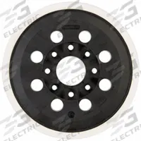 BOSCH Disc Backup Pad: 5 in Wd, Round, Hook and Loop, Soft, For GEX12V-5/GEX18V-5/ROS10/ROS20VS (MPN RS034). Key specifications — attr667743: Disc Backup Pad; attr667724: Round; attr667738: 8; attr667733: Rubber; attr667729: ROS20VS; attr667721: RS034; attr667725: BOSCH.