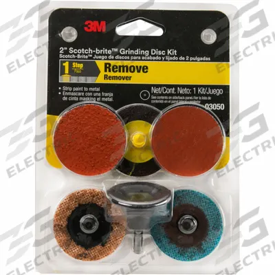 SCOTCH-BRITE Quick-Change Disc: 2", Ceramic - Quick-Change Sanding Disc Kits