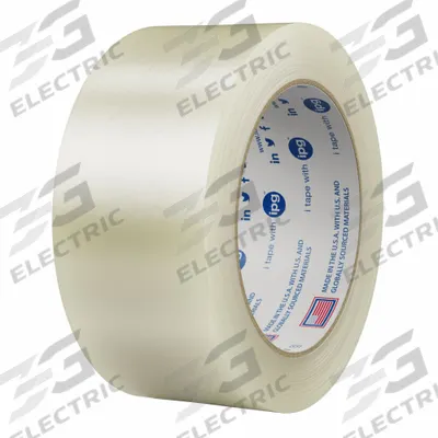 IPG Med Grade Tape: 1.91 mil Tape Thick, 2 in x 110 yd, 2 in, Clear, 191 - Medium-Duty Acrylic Tape
