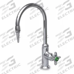 WATERSAVER FAUCET COMPANY Laboratory Faucet: Faucet, Single-Post, 1 Handles, Cross, Serrated Nozzle (MPN L614). Key specifications — Brand: WATERSAVER FAUCET COMPANY; Color/Finish: Chrome; Product Type: Faucet.