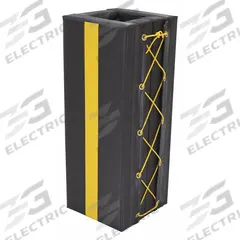APPROVED VENDOR Column Protector: 7 in, 7 in, 7 in, 7 in, Square, 7 in Compatible Column Dia, Vinyl (MPN V-PAD-S-37). Key specifications — Color: Black; Maximum Compatible Column Length: 7 in; Minimum Compatible Column Length: 7 in; Brand: APPROVED VENDOR; Material: Vinyl.