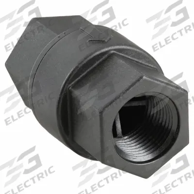 APPROVED VENDOR Ball Cone Spring Check Valve: Poppet, Inline Valve Body, 1/2 in Pipe Size - Polypropylene Poppet Check Valves