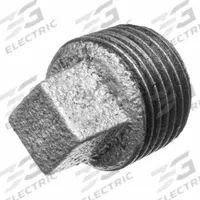 USA INDUSTRIALS Plug: Plug, 150 psi @ 72°F, 1/2 in, NPT Threaded, Malleable Iron (MPN ZUSA-PF-23297). Key specifications — Maximum Operating Pressure: 150 psi @ 72 °F; Thread Sealant Type: PTFE; Brand: USA INDUSTRIALS.