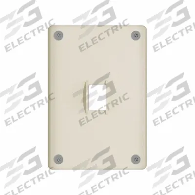 LEGRAND Wall Plate: Toggle, 1 Gang, Ivory - Tamper-Resistant Wall Plates