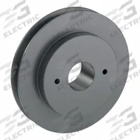 APPROVED VENDOR V-Belt Pulley: AK61, 1 Groove, 5.95 in OD, Bushed Bore, H/QT, Cast Iron (MPN AK61H). Key specifications — Pulley Industry Number: AK61; Pitch Diameter: 5.36 in (3L); For Belt Section (broad, with similar types): 3L.