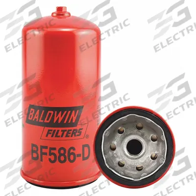 BALDWIN FILTERS Fuel Filter: Spin-On, 3 1/16 in Outside Dia, M16-1.50 Thread Size, Cellulose - Spin-On Fuel Filters