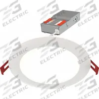 JUNO Downlight: 6 in Dia, 800 lm_1,050 lm_1,300 lm, 2700K/3000K/3500K/4000K/5000K, 16 W, White (MPN WF6 ALO20 SWW5 90CRI MVOLT MW M6). Key specifications — Trim Color: White; LED Replacement For: 65,75; Dimmable: Yes; Color Temperature: 3500K; Brand: JUNO; Voltage: 120 to 277V AC.