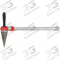 RIDGID Spiral Ratchet Pipe Reamer: Plastic/Sheet Metal, 2 in Max Pipe Size, 1/4 in Min Pipe Size (MPN 34955). Key specifications — attr380210: Plastic; attr380209: RIDGID.