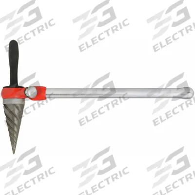 RIDGID Spiral Ratchet Pipe Reamer: Plastic/Sheet Metal, 2 in Max Pipe Size - Ratcheting Pipe Reamers