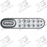 CODELOCKS Electronic Keyless Lock: Powder Coated, Cam Latch, 1 5/16 in Body Ht, 5 3/8 in Body Wd (MPN KL1007SG-RH). Key specifications — Finish: Powder Coated; Latch Type: Cam Latch; Brand: CODELOCKS; Manufacturer Part Number: KL1007SG-RH.