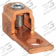 BLACKBURN Wire Connector: 4 AWG – 3/0 AWG Wire Sizes, 13/32 in Stud Size, Unplated Copper Lug Body (MPN STC3104). Key specifications — Brand: BLACKBURN; For Wire Material: Copper; Maximum Stranded Copper Wire Size: 3/0 AWG; Minimum Stranded Copper Wire Size: 4 AWG; Lug Material: Unplated Copper.