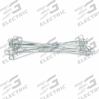 APPROVED VENDOR Bale Ties: Galvanized Annealed, Galvanized, 16 ga Wire Gauge - Double-Loop Wire Ties