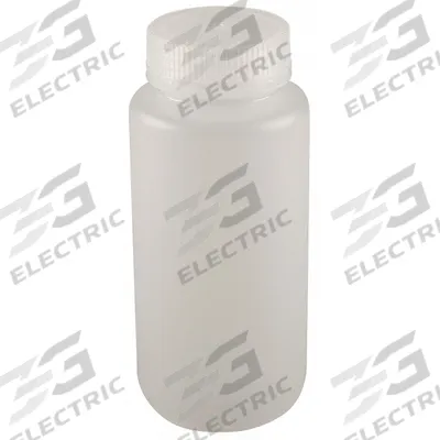 APPROVED VENDOR Reagent Bottle: LDPE, 60 mL, 2 fl oz, Closure Included, Colorless - LDPE Wide Mouth Round Lab Bottles